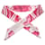 Hermès Schals Pink Weiß Seide  ref.1006390