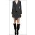 SAINT LAURENT Kleider T.FR 42 Seide Schwarz - Ansicht 2