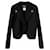 Chanel Chaqueta negra con botones joya CC Negro Tweed  ref.1006684