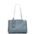 Prada Etikette-Einkaufstasche aus Leder 1BG122 Blau  ref.1006790