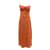 FAITHFULL THE BRAND  Dresses T.International XS Cotton Orange  ref.1006821