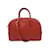 Gucci Bolsa de boliche de couro com relevo brilhante Red Diamante Vermelho  ref.1006857