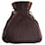 Pleats Please Brown pleated drawstring bag Polyester  ref.1006889