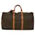 Louis Vuitton Keepall 50 Brown Cloth  ref.1007034