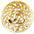Timeless Logo Chanel CC D'oro Metallo  ref.1007110