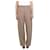 Céline Pantalon tailleur en laine beige - taille UK 12  ref.1007310