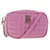 BURBERRY LOLA Bolsa de ombro acolchoada para câmera com corrente de couro rosa Auth yk7876  ref.1007692