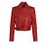 Giacca Balmain in agnello rosso