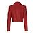 Giacca Balmain in agnello rosso - vista 5