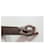 Ceinture Yves Saint Laurent en cuir gris  - vue 5
