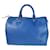 Louis Vuitton Speedy 25 Azul Couro  ref.1007898