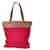 Burberry Totes Red Beige Cloth  ref.1008130