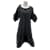 Autre Marque KIKA VARGAS Robes T.International L Coton Noir  ref.1008253