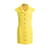 Chanel Vestido de tweed con botones joya de la Riviera Francesa Amarillo  ref.1008536