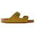 Sandálias de veludo Arizona Vl - Birkenstock - Couro - Marrom  ref.1008607