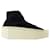 Y3 Renga Hi Sneakers - Y-3 - Leather - Black/white  ref.1008644