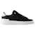 B Court Sneakers - Balmain - Leather - Black  ref.1008709