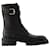 Cisse Combat Boots - Ann Demeulemeester - Leather - Black  ref.1008755
