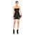 Anthony Vaccarello strapless dress Black Lycra  ref.1008924