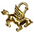 Hermès Ermete D'oro Metallo  ref.1009005