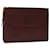 CARTIER Clutch Bag Leather Red Auth ac2017  ref.1009241