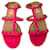 Valentino Garavani Sandals Pink Leather  ref.816786