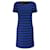 Hobbs vestido feminino Damara azul preto grande de lã houndstooth bolsos laterais Reino Unido 12 Poliamida Acrílico  ref.972092