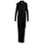 Rick Owens Long Dress Black Cotton  ref.972274