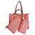 Michael Kors Handbags Pink Gold hardware Leather Cloth  ref.972316