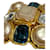 ***Orecchini vintage CHANEL con perle e strass Bianco Blu D'oro  - vista 5