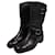 Increíbles botas de cuero Chanel Negro  ref.972659