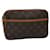 Louis Vuitton Monogram Compiegne 23 Clutch Bag M51847 LV Auth am4606 Cloth  ref.972869