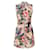 Vestido sin mangas de mezclilla de algodón con estampado floral multicolor de Louis Vuitton  ref.973016