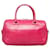 Duffle Bolsa de viaje Saint Laurent Rosa Cuero  ref.973834