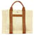 Toto Bag Hermès Einkaufstasche Beige Leinwand