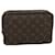 Louis Vuitton Monogram Trousse Toilette 23 Clutch Bag M47524 LV Auth 45510 Cloth  ref.975771