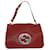 GUCCI Interlocking Shoulder Bag Leather Red 115746 Auth am4584  ref.975801