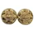 ***CHANEL  vintage earrings Golden  ref.975871