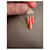 No Brand Earrings Coral Yellow gold  ref.975892