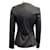 Autre Marque Susan Bender Black Leather Hipzip Jacket  ref.975930