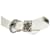 Rare Saint Laurent white leather belt  ref.976014