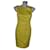 Hoss Intropia Dress Yellow Cotton  ref.976016