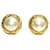 ***Boucles d'oreilles CHANEL Doré  ref.976180