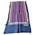 Autre Marque grande écharpe vintage en soie Bleu Marine  ref.976213