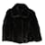 Incredibile giacca di visone Fendi Cappotto nero Pelliccia  ref.976384