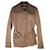 Lindo casaco de camurça Gucci com cinto Marrom Suécia  ref.976387