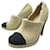 NEW CHANEL ESPADRILLES SHOES IN FRAYED CANVAS G29964 42 BEIGE SHOES Cloth  ref.976436