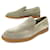 NEW BERLUTI LATITUDE SCRITTO S SHOES5014 Church´s Loafers 5.5 39.5 Loafers Beige Suede  ref.976486