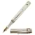 Hermès VINTAGE WATERMAN'S PEN FOR HERMES IDEAL PLUME WITH GOLD PUMP 18K FOUNTAIN PEN Silvery Metal  ref.976489