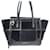 SALVATORE FERRAGAMO AMY PATCHWORK BLACK LEATHER AND SUEDE HAND BAG  ref.976500